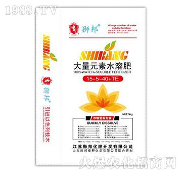 大量元素水溶肥料15-5-40+TE-中農肥業(yè)